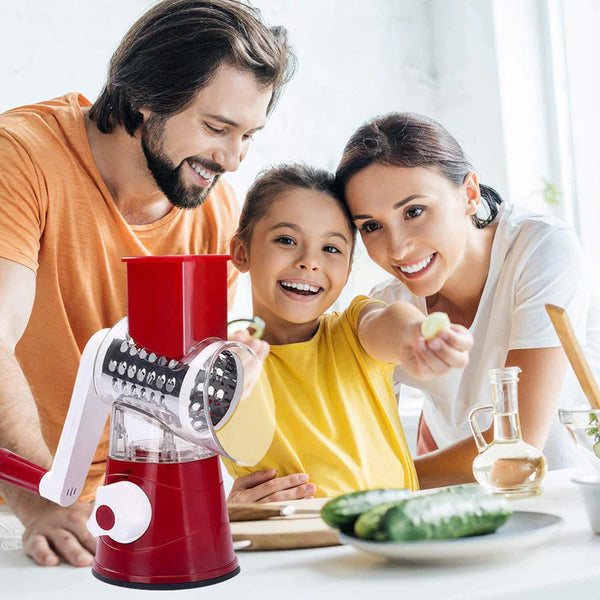 🥗 قطاعة خضروات متعددة الوظائف 3 في 1 – تقطيع أسرع وأسهل في ثوانٍ