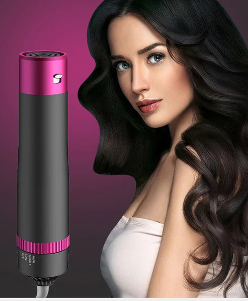 فرشاة الهواء الساخن 5 في 1 –Hot hair Brush تجفيف، تمليس، تجعيد وتصفيف بشعرة واحدة