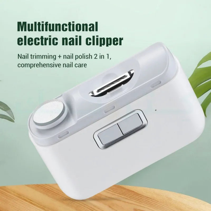 مقص أظافر كهربائي 2 في 1 – تقليم وصقل بسهولة وبدون مجهود Nail Clipper